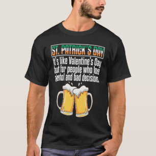 Irish Shamrock Beer Drinking Happy Saint Patrick's T-Shirt