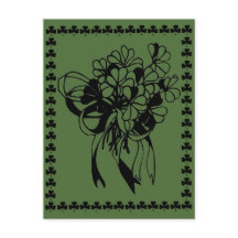 Irish Shamrock Bouquet Green St. Patrick's Day 