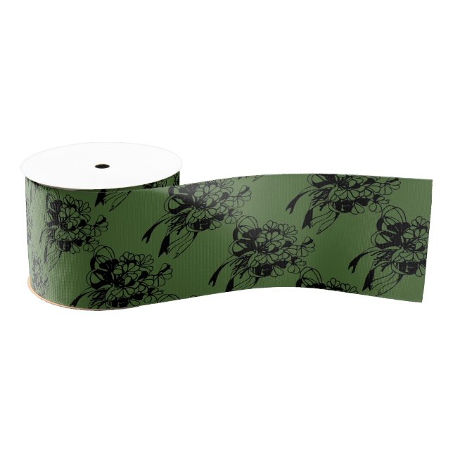 Irish Shamrock Bouquet St. Patrick's Day Ribbon (Spool)