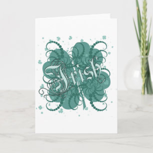 Irish Shamrock Card