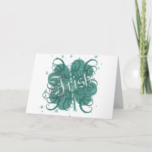 Irish Shamrock Card