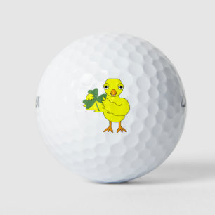 Irish Shamrock Chick Golf Balls