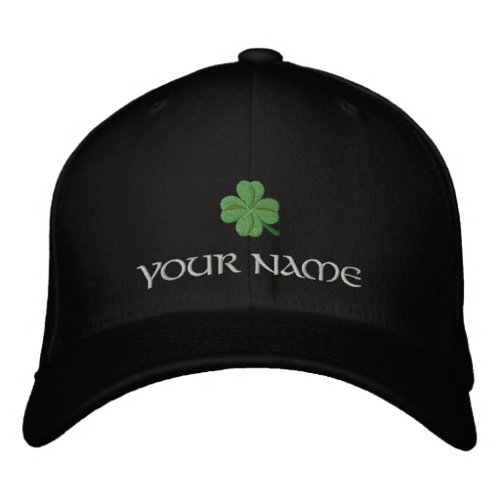 Irish shamrock cover St Patricks Embroidered Baseball Hat