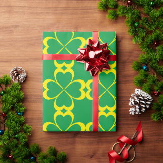 Irish shamrock cross for Saint Patrick’s Day Wrapping Paper