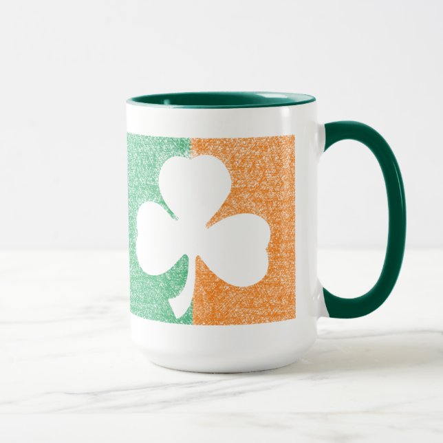 Irish Shamrock custom mug - choose style (Right)
