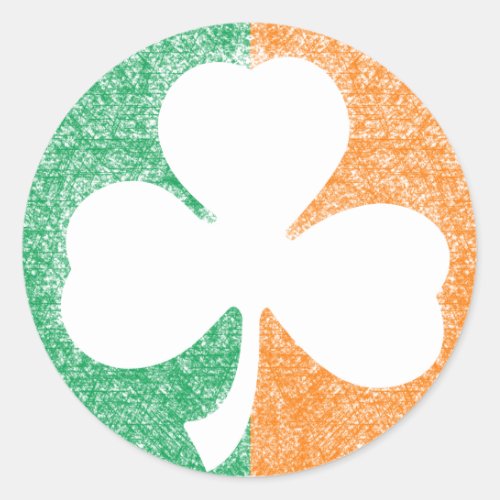 Irish Shamrock custom stickers