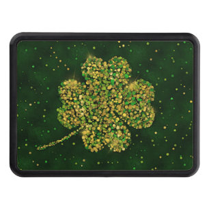 Irish Shamrock Four-leaf Lucky Clover Hitch Cover