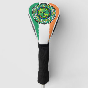 Irish shamrock golf head cover