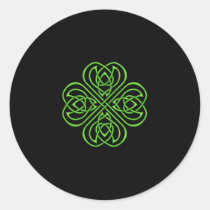 Irish Shamrock - Green Celtic Knotwork