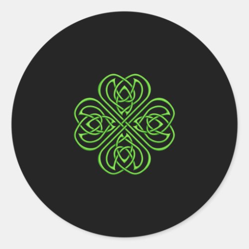 Irish Shamrock - Green Celtic Knotwork