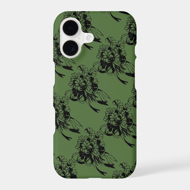 Irish Shamrock Green St. Patrick's Day Case-Mate iPhone Case (Back)