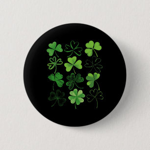 Irish Shamrock Happy St Patrick's Day Go Lucky Gif Button