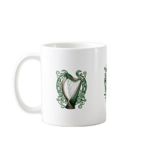 Irish Shamrock Harp