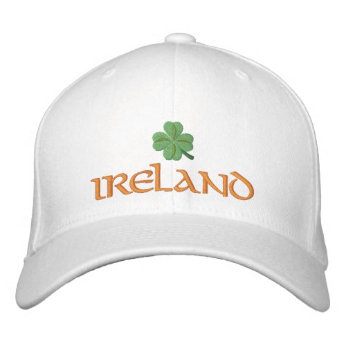 Irish shamrock Ireland Embroidered Baseball Cap