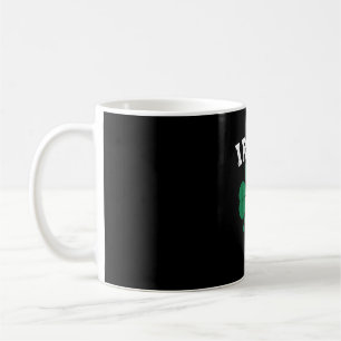 Irish Shamrock Ireland Flag St Patrick Day Vintage Coffee Mug