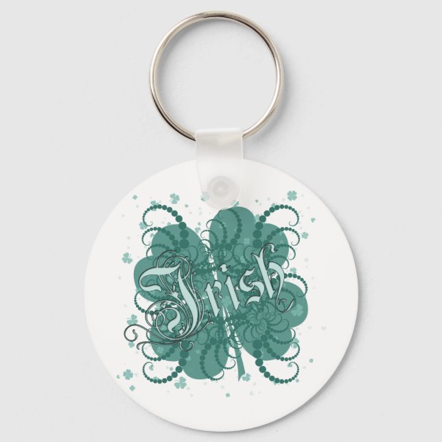 Irish Shamrock Keychain (Front)