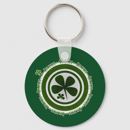 Irish Shamrock Keychain