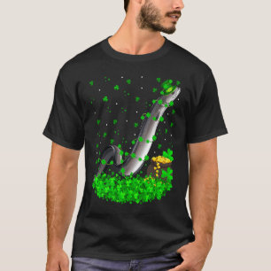 Irish Shamrock Leprechaun Eels Fish St Patrick's D T-Shirt