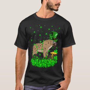 Irish Shamrock Leprechaun Hyena St Patrick's Day T-Shirt