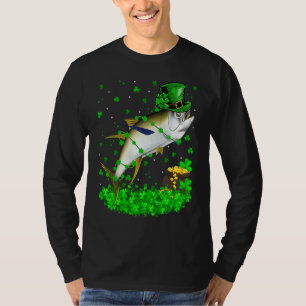 Irish Shamrock Leprechaun Tuna Fish St Patrick's D T-Shirt