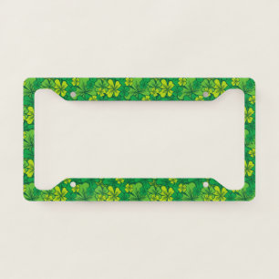 Irish Shamrock License Plate Frame