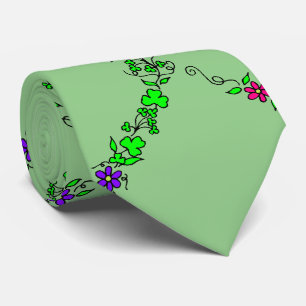Irish Shamrock Light Green St. Patrick's Day Tie
