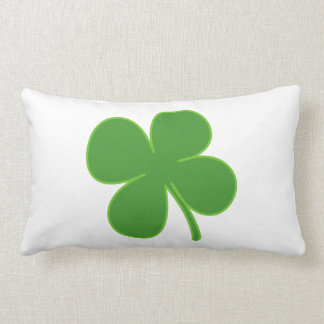 Irish Shamrock Lumbar Pillow