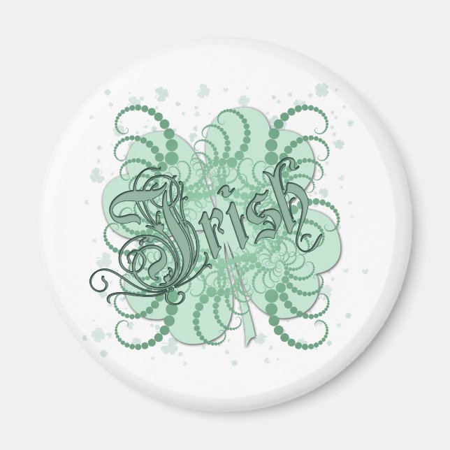 Irish Shamrock Magnet (Front)