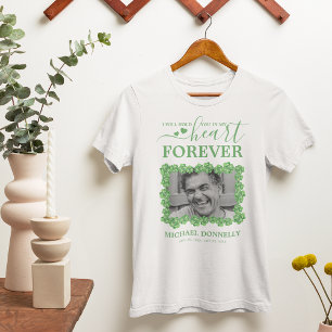 Irish Shamrock Memorial Photo T-Shirt