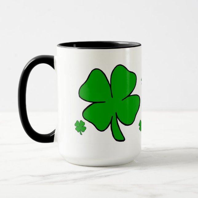 Irish Shamrock Mug (Left)