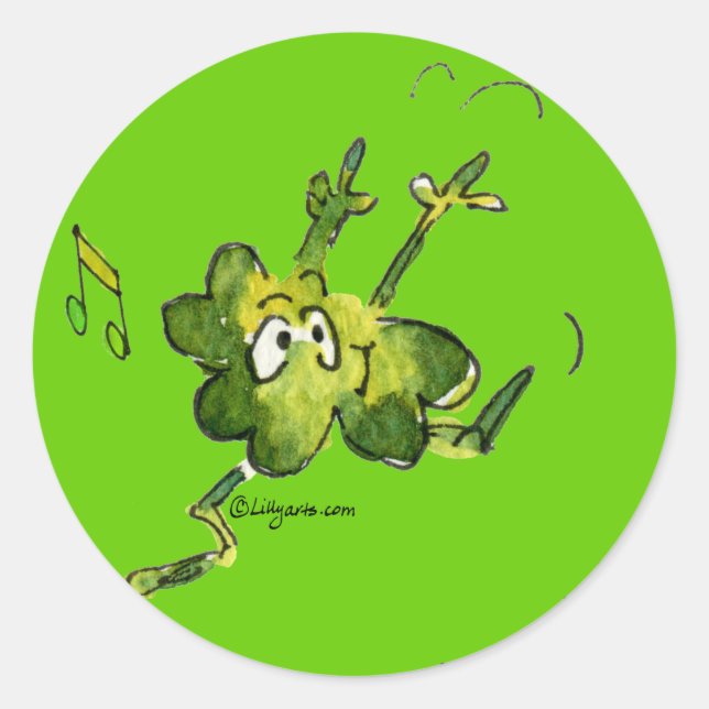 Irish Shamrock n Roll 06 Sticker (Front)