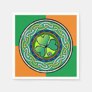 Irish shamrock napkins