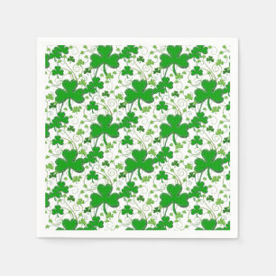 Irish Shamrock Pattern Napkins