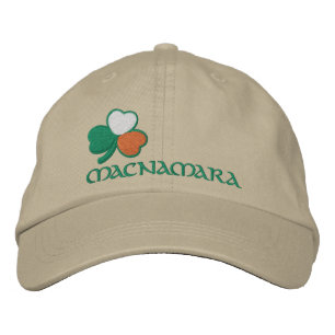 Irish Shamrock Personalized Embroidered Baseball Cap