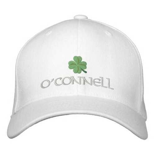 Irish shamrock personalized embroidered baseball hat