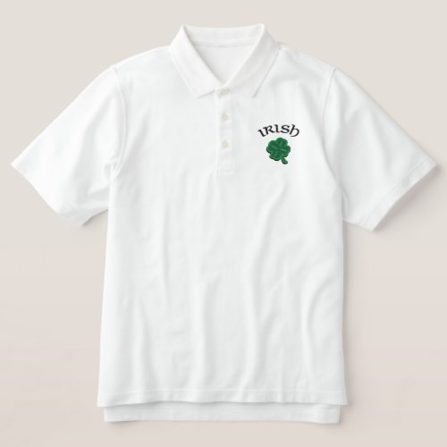 Irish Shamrock Polo Shirt