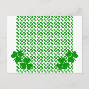 irish Shamrock Postcard