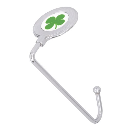 Irish Shamrock Purse Hook (Angled)