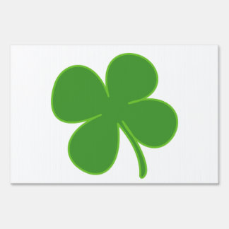 Irish Shamrock Sign