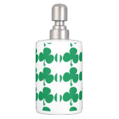 Irish Shamrock Soap Dispenser And Toothbrush Holder (Back)