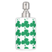 Irish Shamrock Soap Dispenser And Toothbrush Holder (Front)