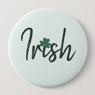 Irish Shamrock St Patricks Day      Button