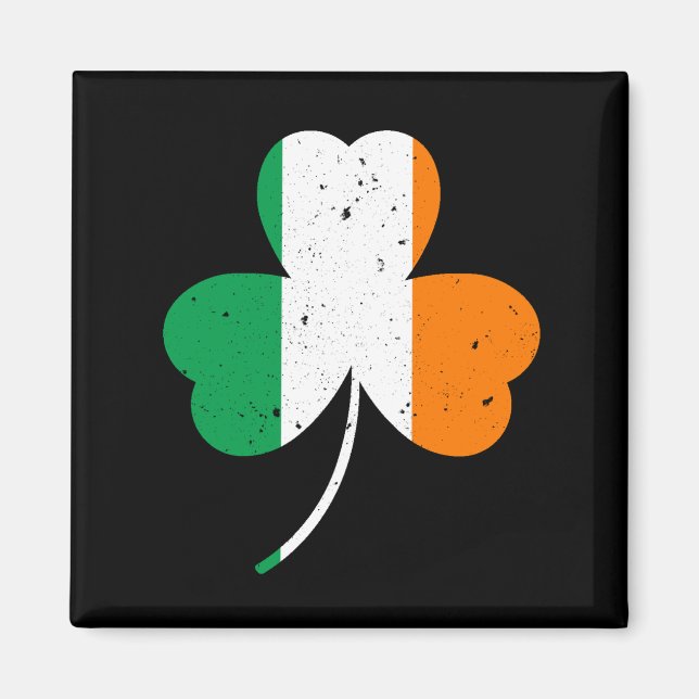 Irish Shamrock St Patrick's Day Magnet (Front)