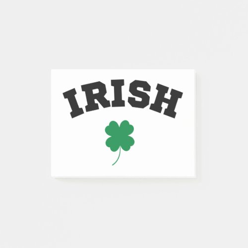 Irish  Shamrock St Patricks Post_it Notes