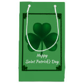 Irish Shamrock St Patricks SGB Small Gift Bag (Front)