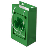 Irish Shamrock St Patricks SGB Small Gift Bag (Back Angled)