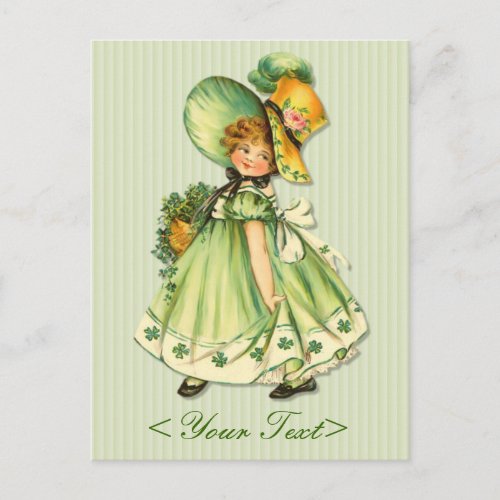 Irish Shamrock Stroll Postcard