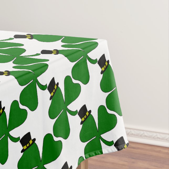 Irish Shamrock Tablecloth (In Situ)