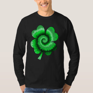 Irish Shamrock Tie Dye Happy St Patrick's Day Go L T-Shirt