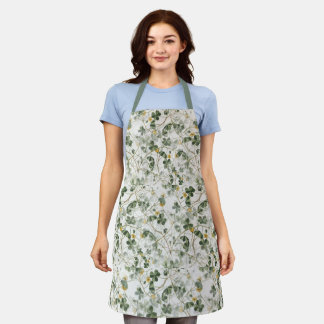 Irish Shamrocks Apron